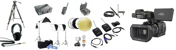 documentary film equipment list