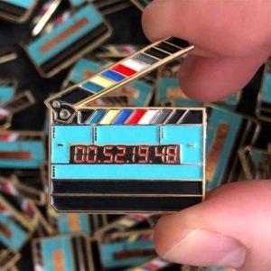 Movie Clapper Enamel Pin